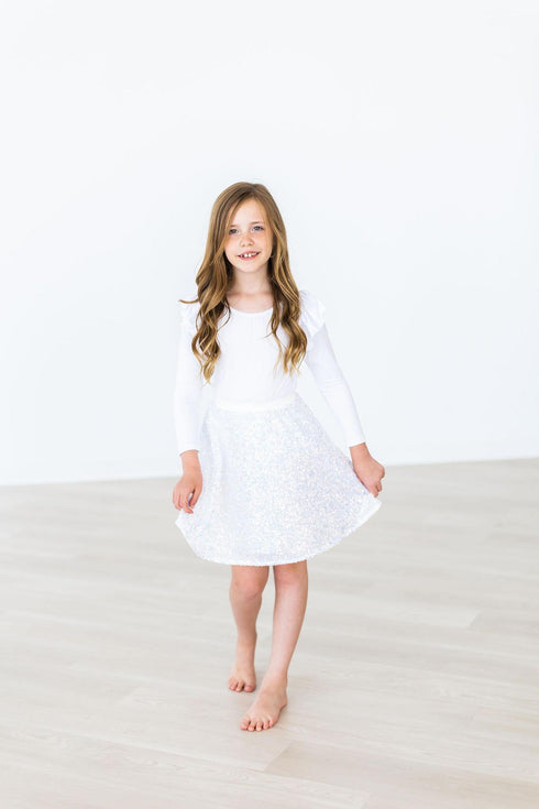 white-l-s-flutter-sleeve-leotard Mila &  Rose - Sophia's Style--3T--4